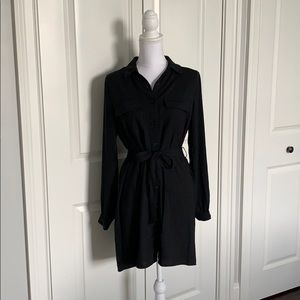 Black Shirt Dress